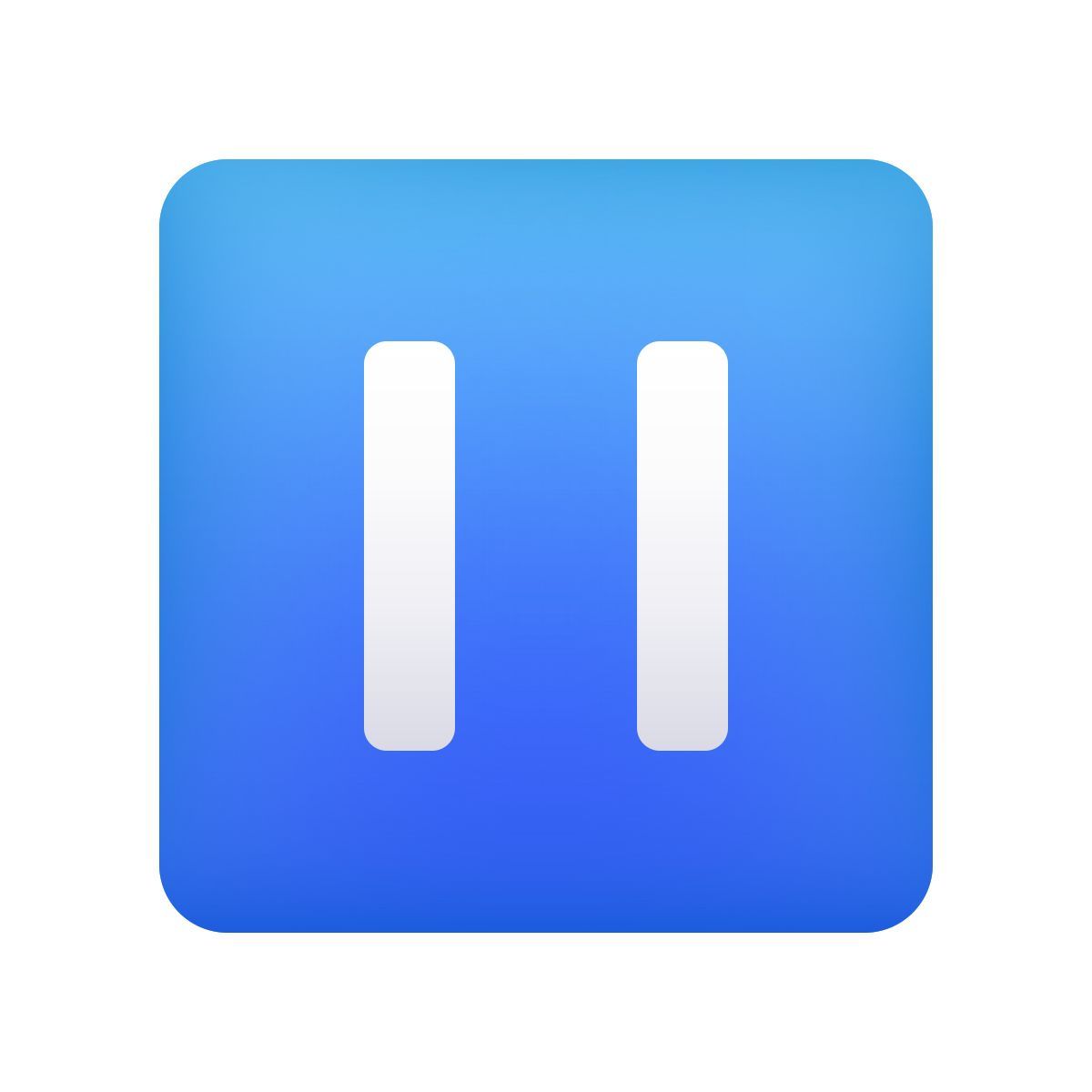 emoji style pause button icon