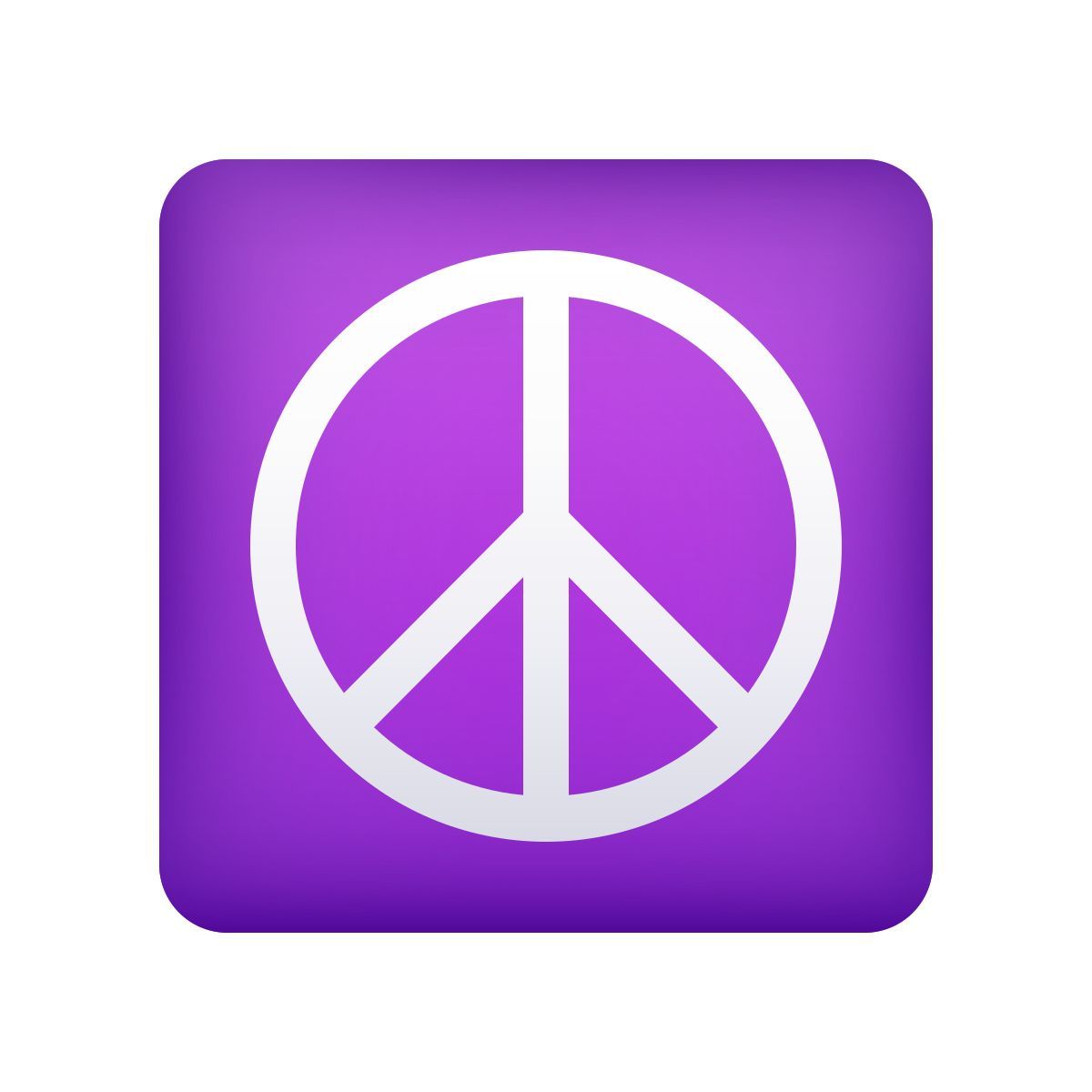 emoji style symbole de paix emoji icon