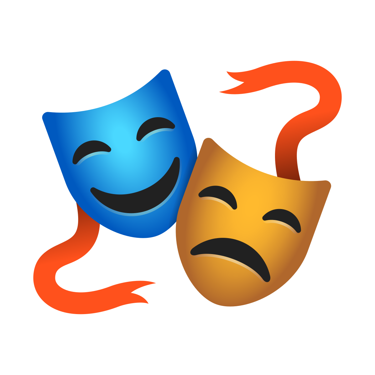 emoji style performing arts icon