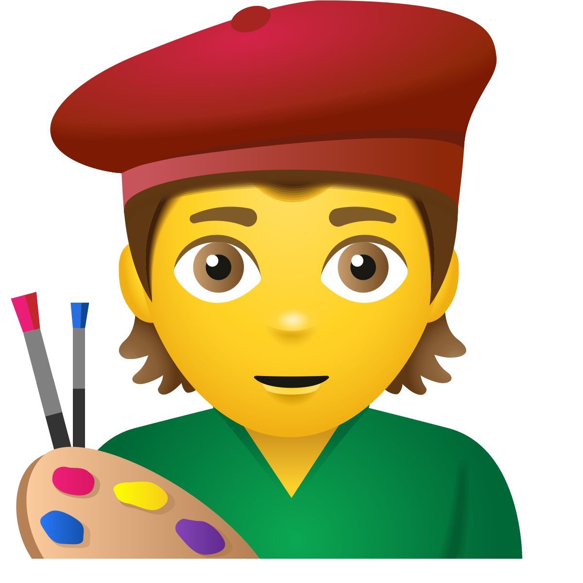 emoji style 개인 예술가 icon