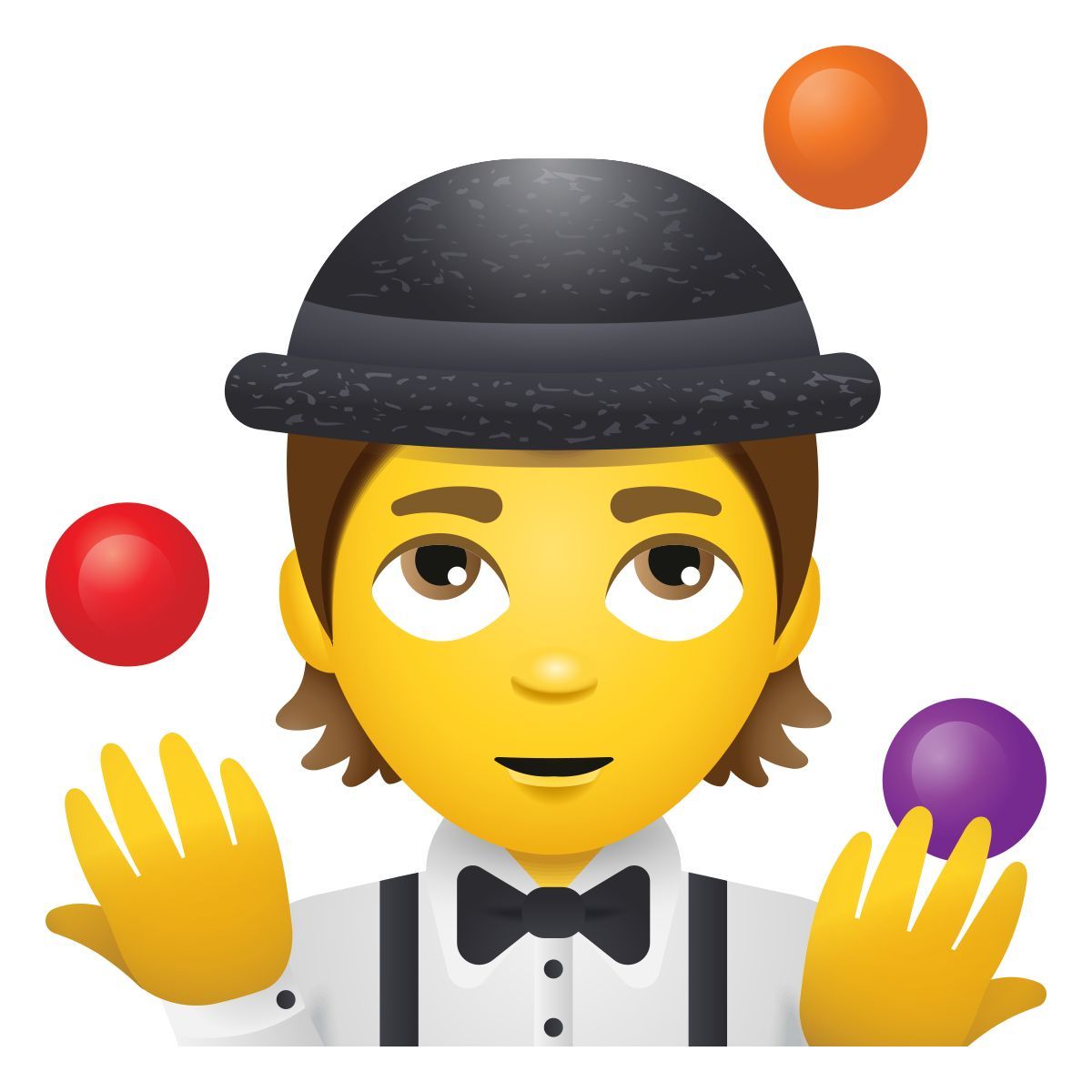 emoji style clown icon