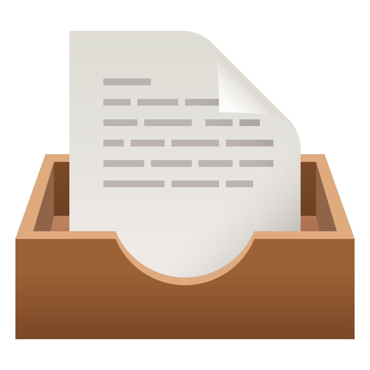 icono documentos de producto emoji estilo