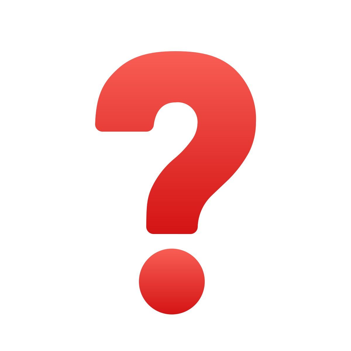 emoji style question mark icon