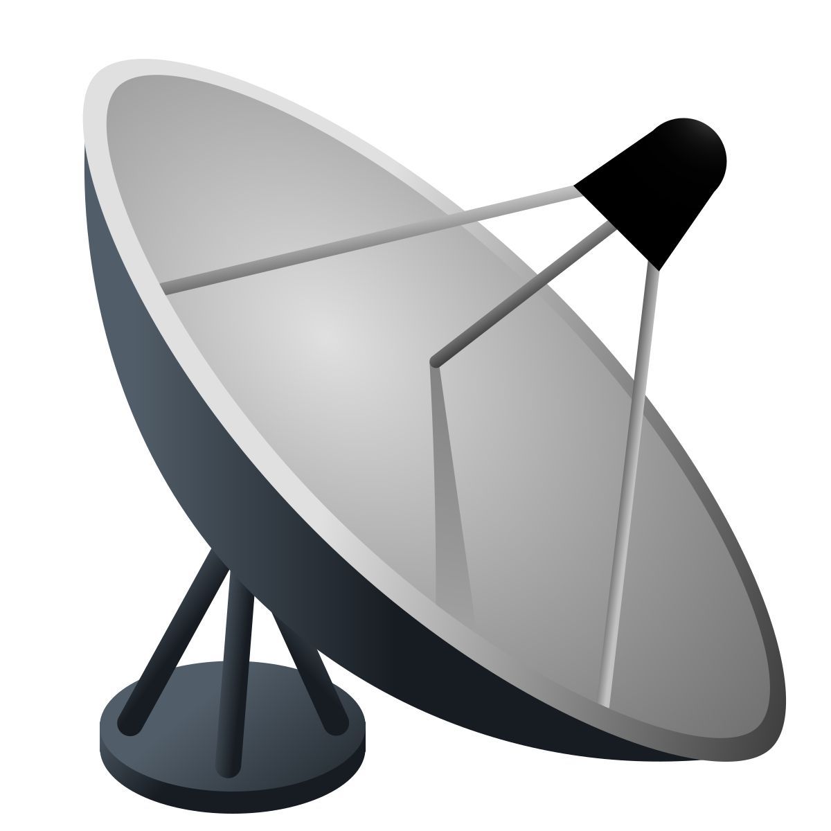 emoji style satellite antenna icon