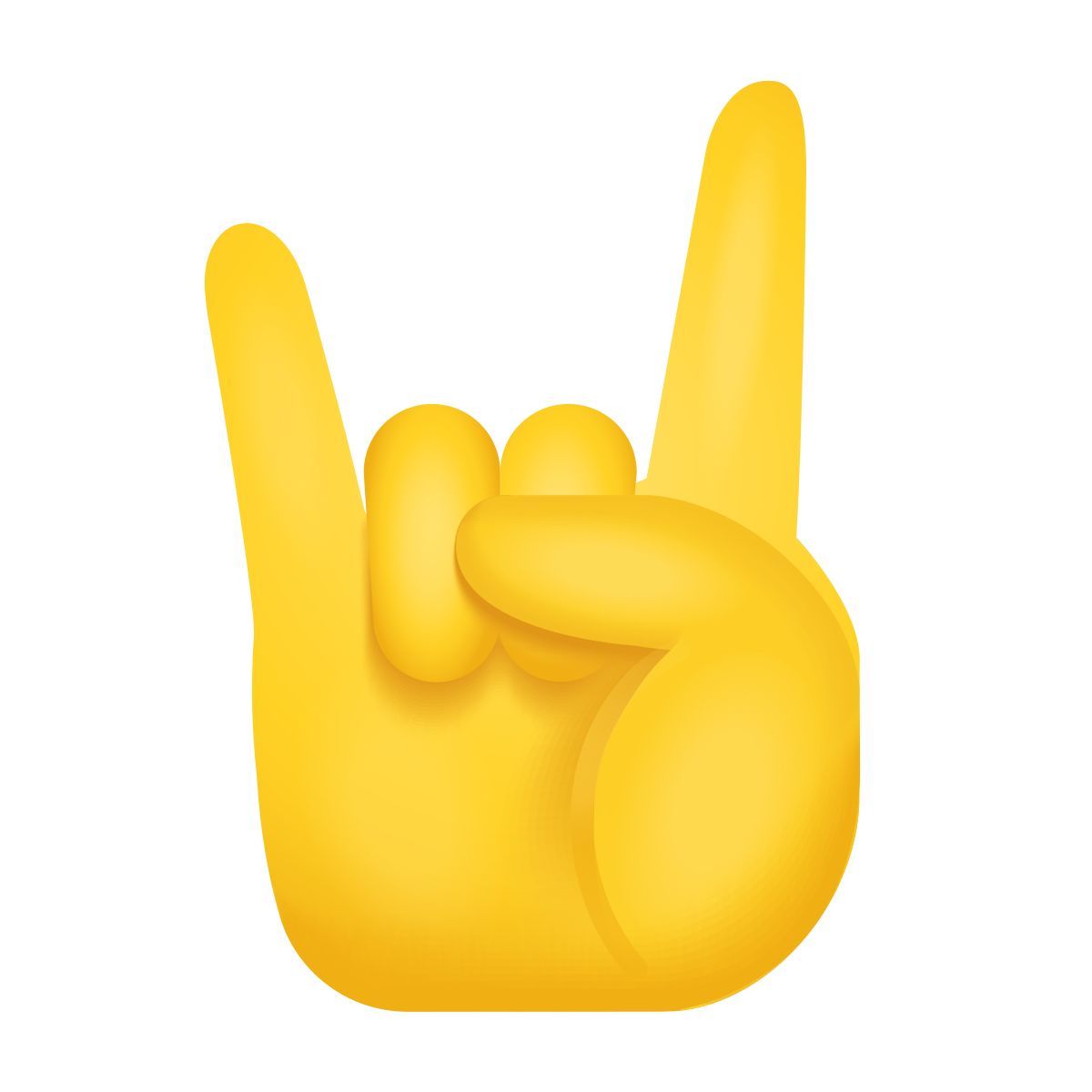 emoji style emoji segno delle corna icon