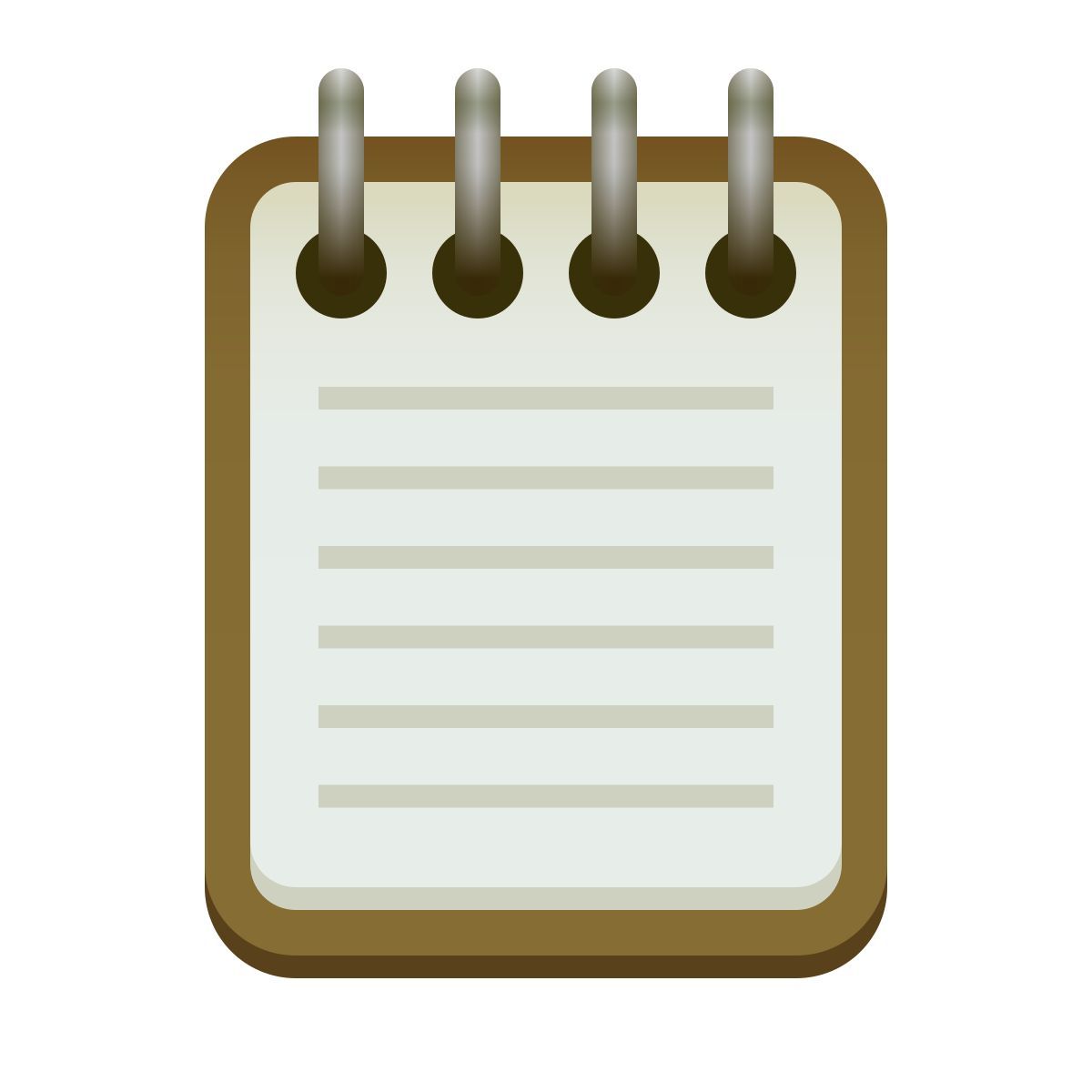 emoji style notebook icon