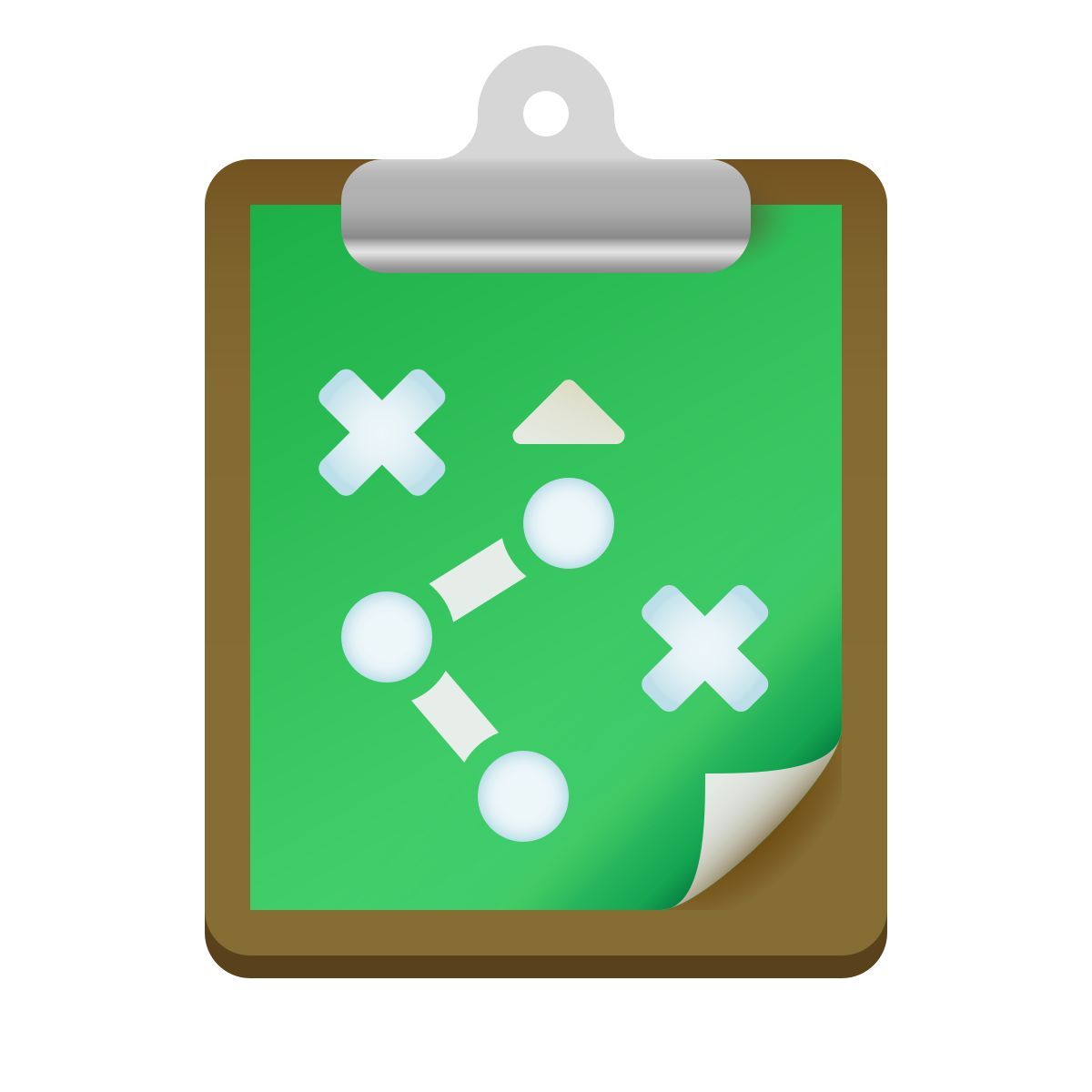 emoji Stil strategie brett Icon