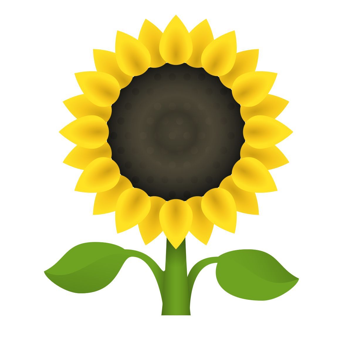 emoji style sunflower icon