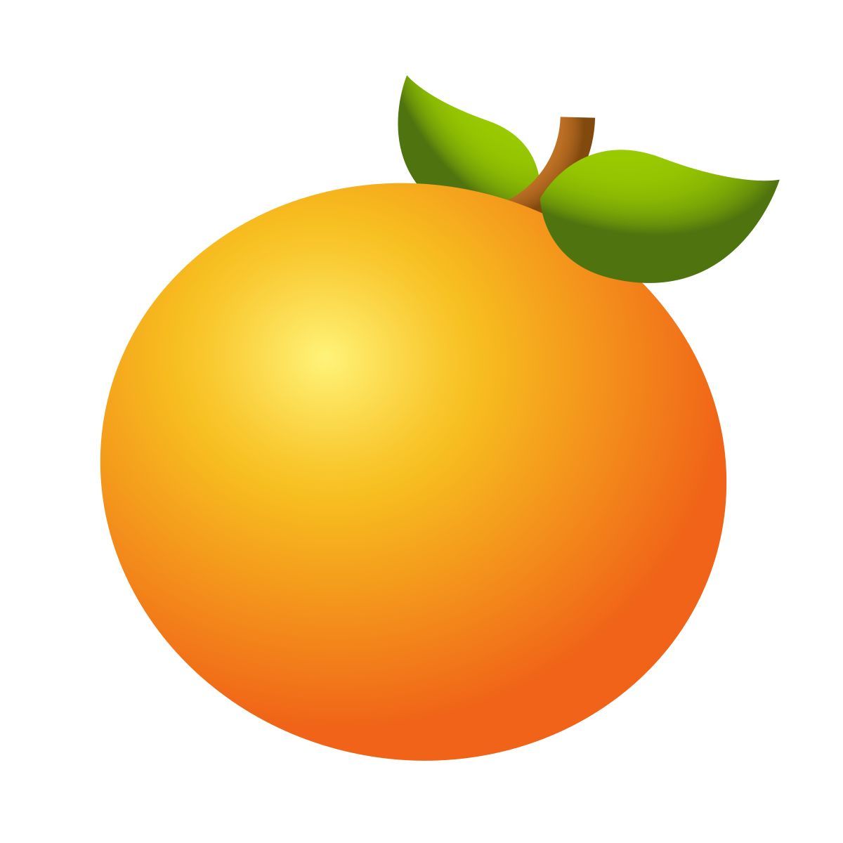 emoji style mandarino icon