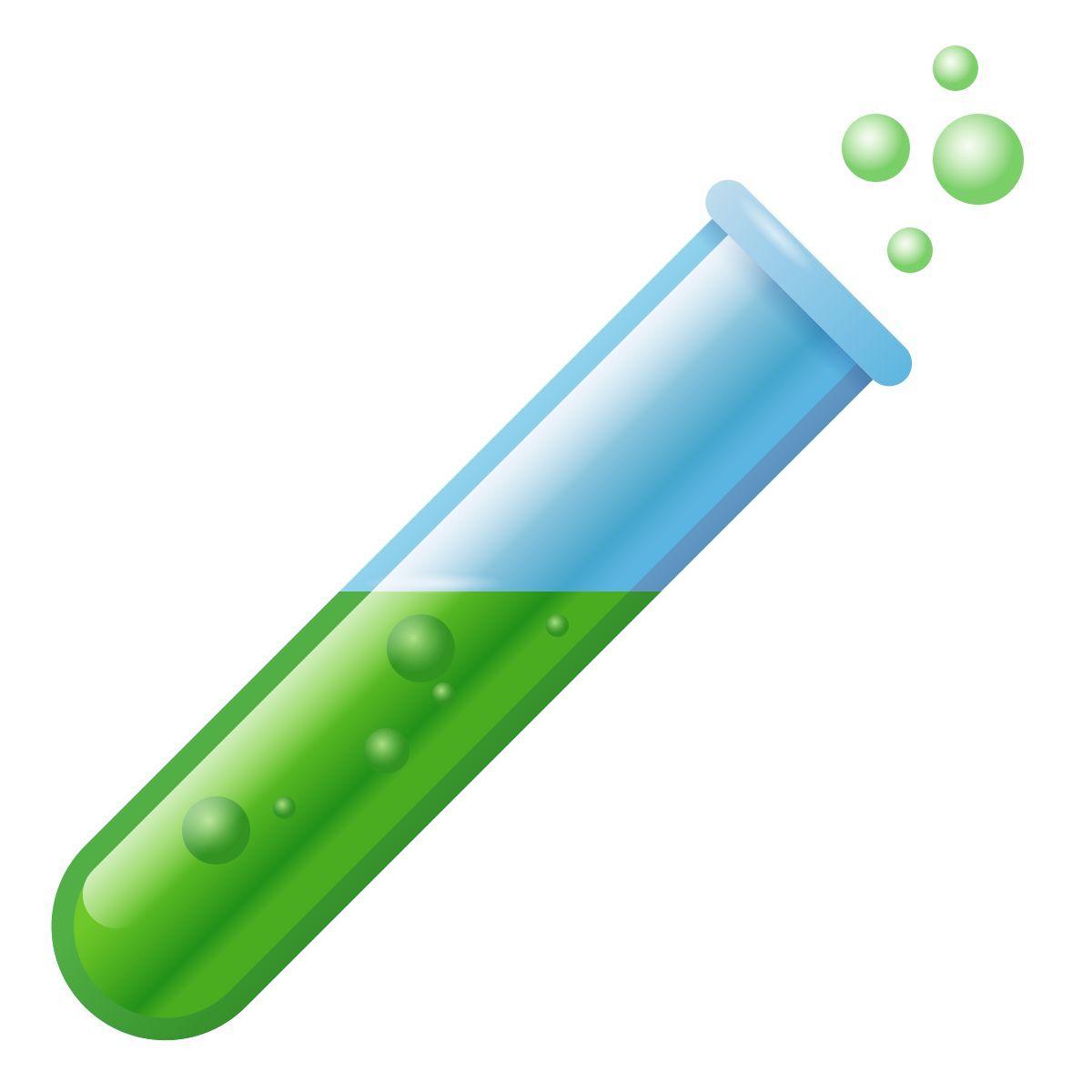 emoji style test tube icon