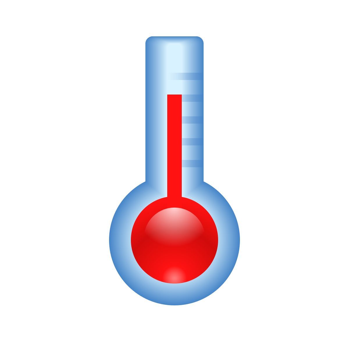 emoji style thermometer icon