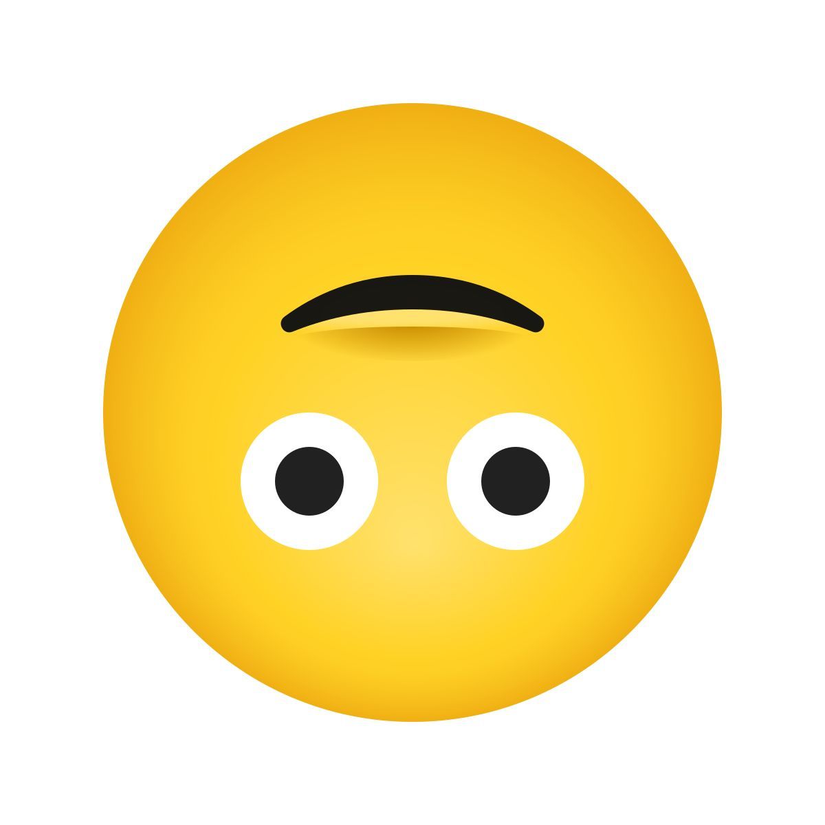 emoji style 거꾸로 된 얼굴 icon