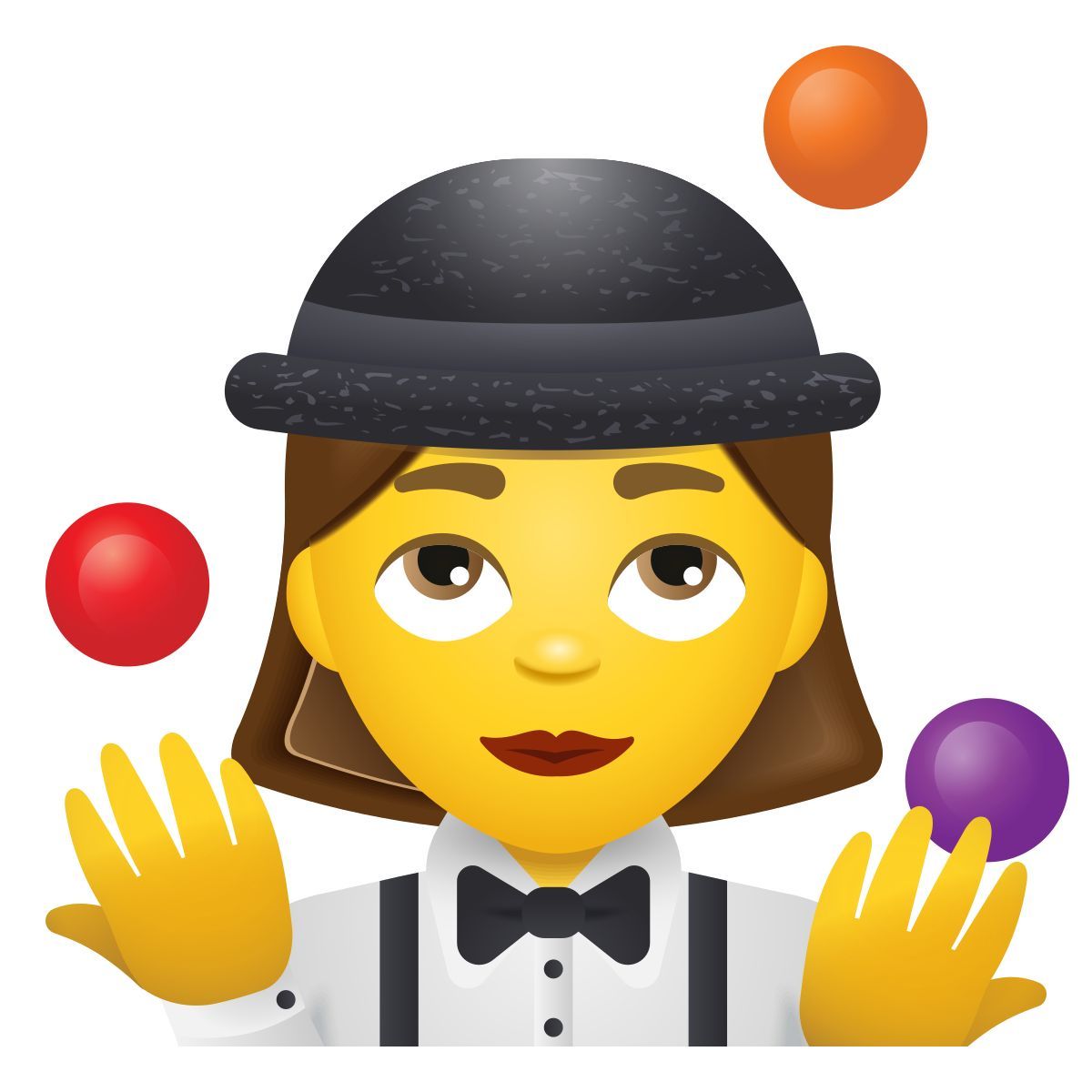 emoji style clown icon