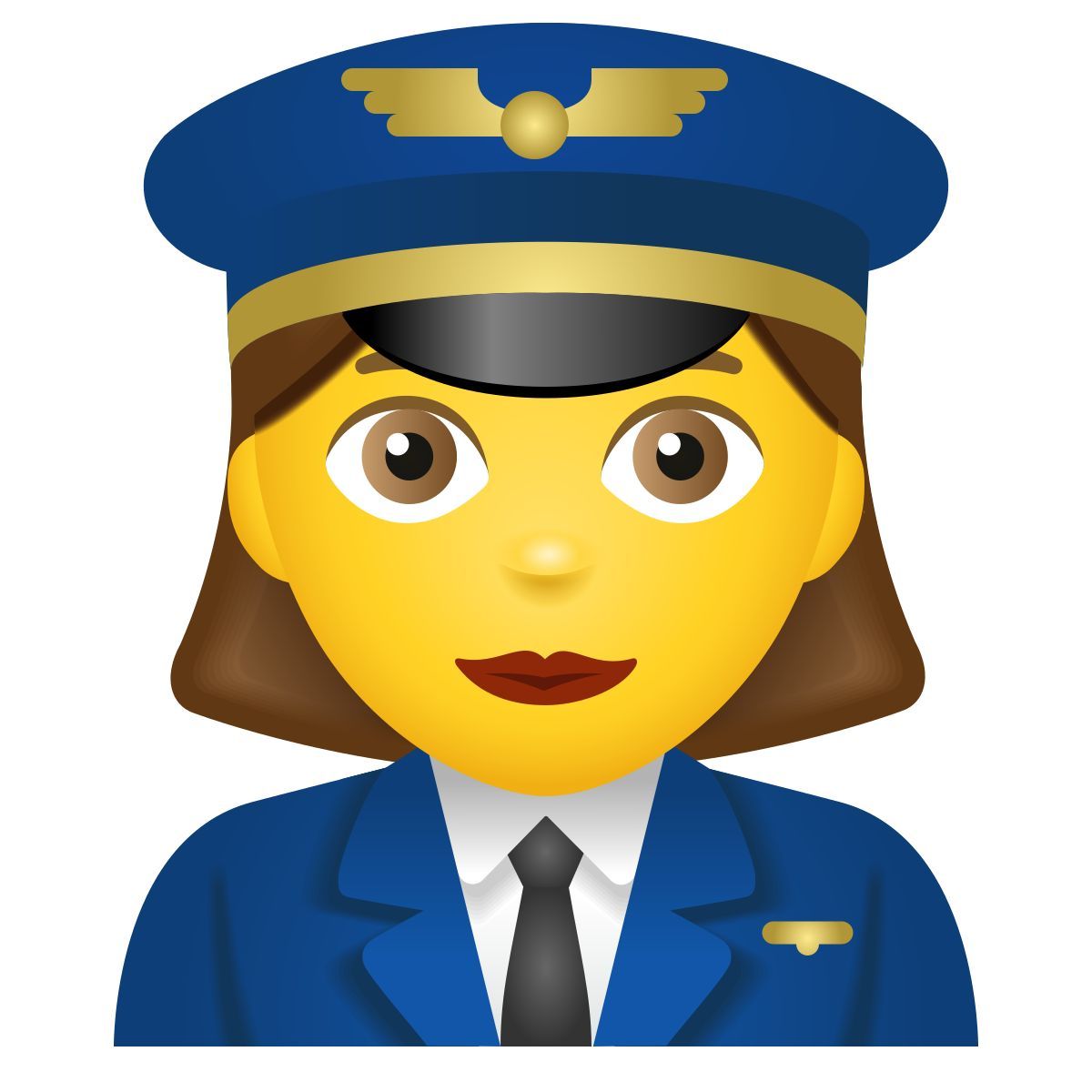 emoji style 조종사 icon