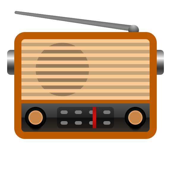 Radio Emoji icon in Emoji Style