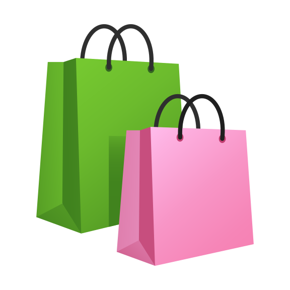Shopping Bags icon in Emoji Style