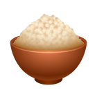 Cooked Rice icon in Emoji Style