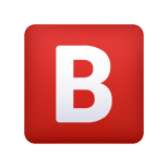 B Button (Blood Type) icon