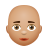 Bald Woman Medium Skin Tone icon