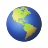 Globe Showing Americas icon