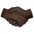 Handshake Dark Skin Tone icon
