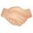 Handshake Light Skin Tone icon