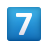 Keycap Digit Seven icon