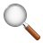 Magnifying Glass Tilted Left icon