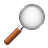 Magnifying Glass Tilted Right icon