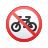 No Bicycles icon