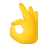 Эмодзи жест ОК icon