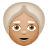 Old Woman Medium Skin Tone icon