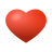 Красное сердце icon