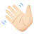 Waving Hand Light Skin Tone icon