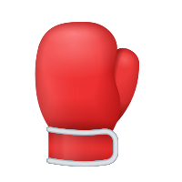 Boxing glove emoji