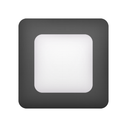 Icono de Black Square Button estilo Emoji