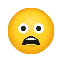 絵文字 スタイルでの Frowning Face With Open Mouth のアイコン