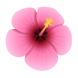絵文字 スタイルでの Hibiscus のアイコン 絵文字 スタイルでの Hibiscus のアイコン