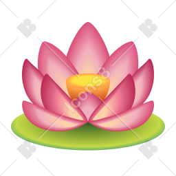 Lotus Emoji Icon In Png Svg