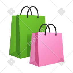 Shopping Bags emoji icon in PNG, SVG
