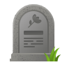 headstone emoji icon