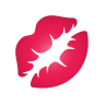 kiss mark icon