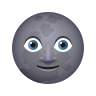 new moon-face icon