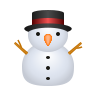 snowman without-snow icon