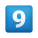 Keycap Digit Nine icon
