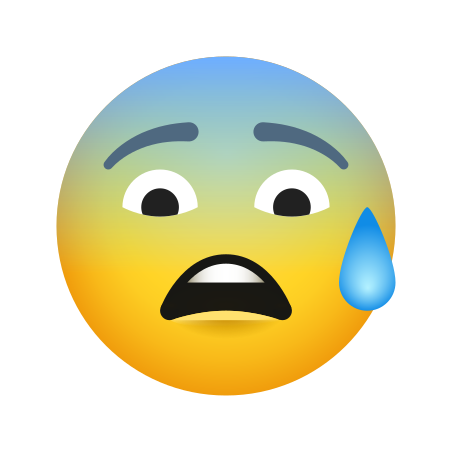 pics Anxiety Nail Biting Emoji anxious face with sweat icon