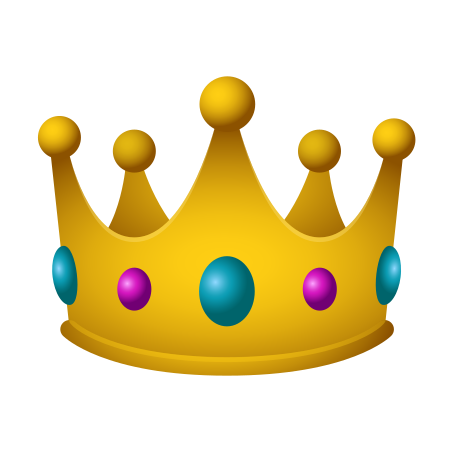 Crown icon in Emoji Style