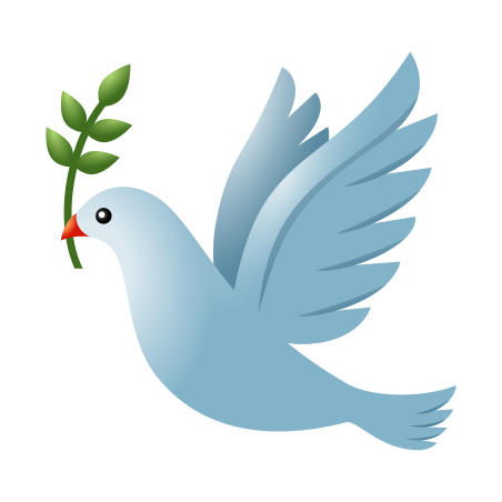 Dove icon in Emoji Style