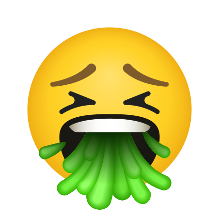 Face Vomiting icon in Emoji Style