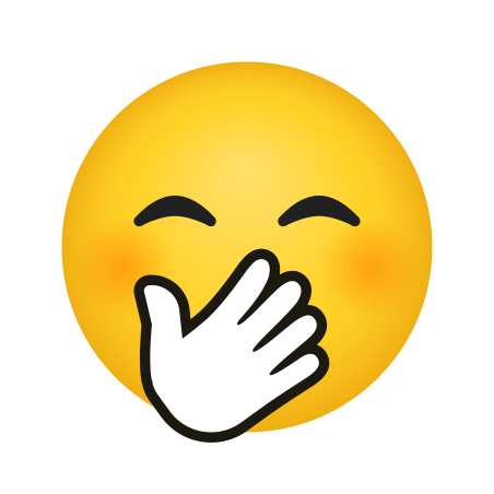 photo Face With Hand Over Mouth Emoji Png face with hand over mouth icon